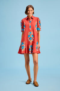 Liv Dress in Cinnaleaf