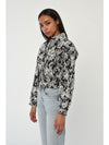 Rolo Top in Moonlit Floral Print