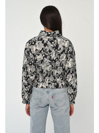 Rolo Top in Moonlit Floral Print