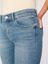 Mara Ankle Straight Jean in Blue Current