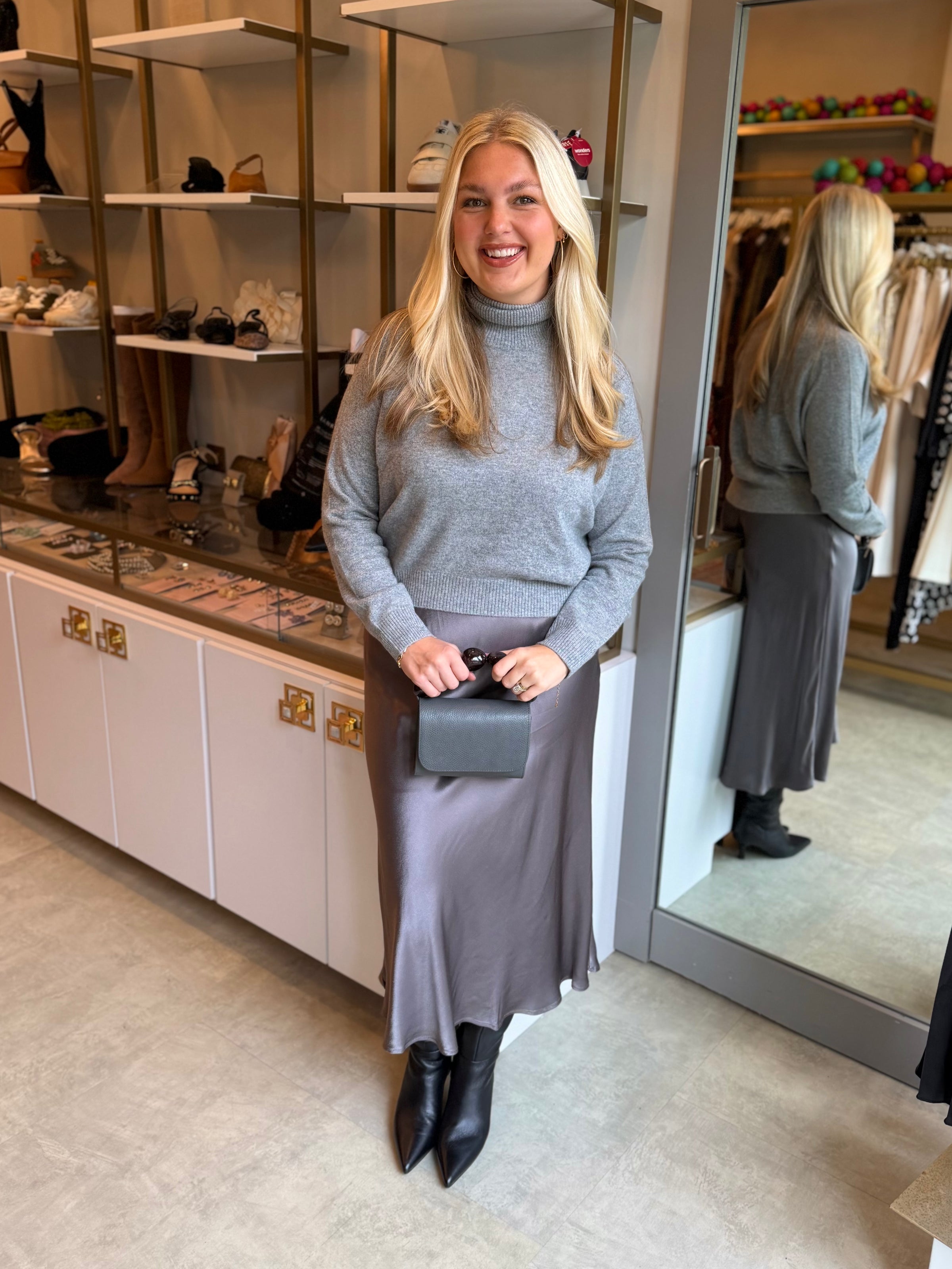 MCM5017-rose-and-crown-turtleneck-sweater-in-charcoal-MSK17097-satin-midi-skirt-cement-grey-1