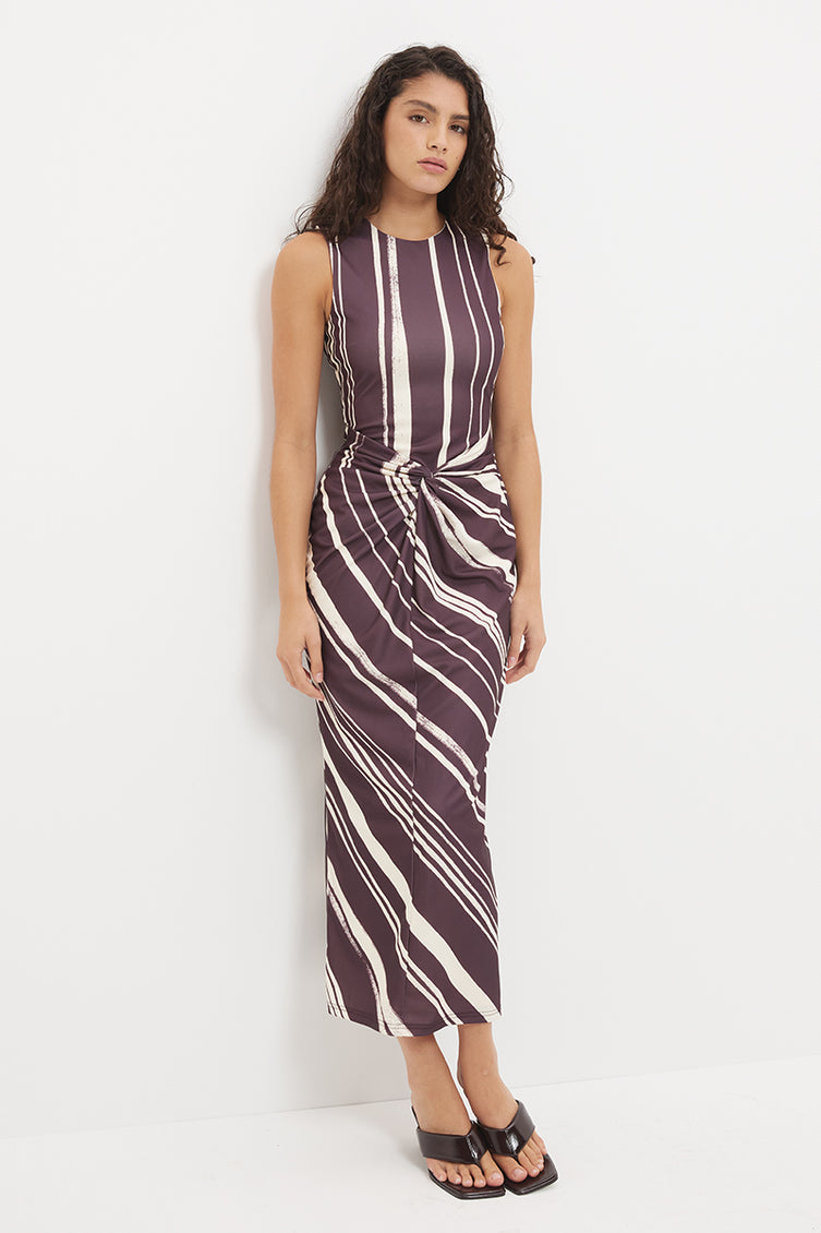 MRS326015-Mon-Renn-lara-dress-painterly-plum-stripe-1