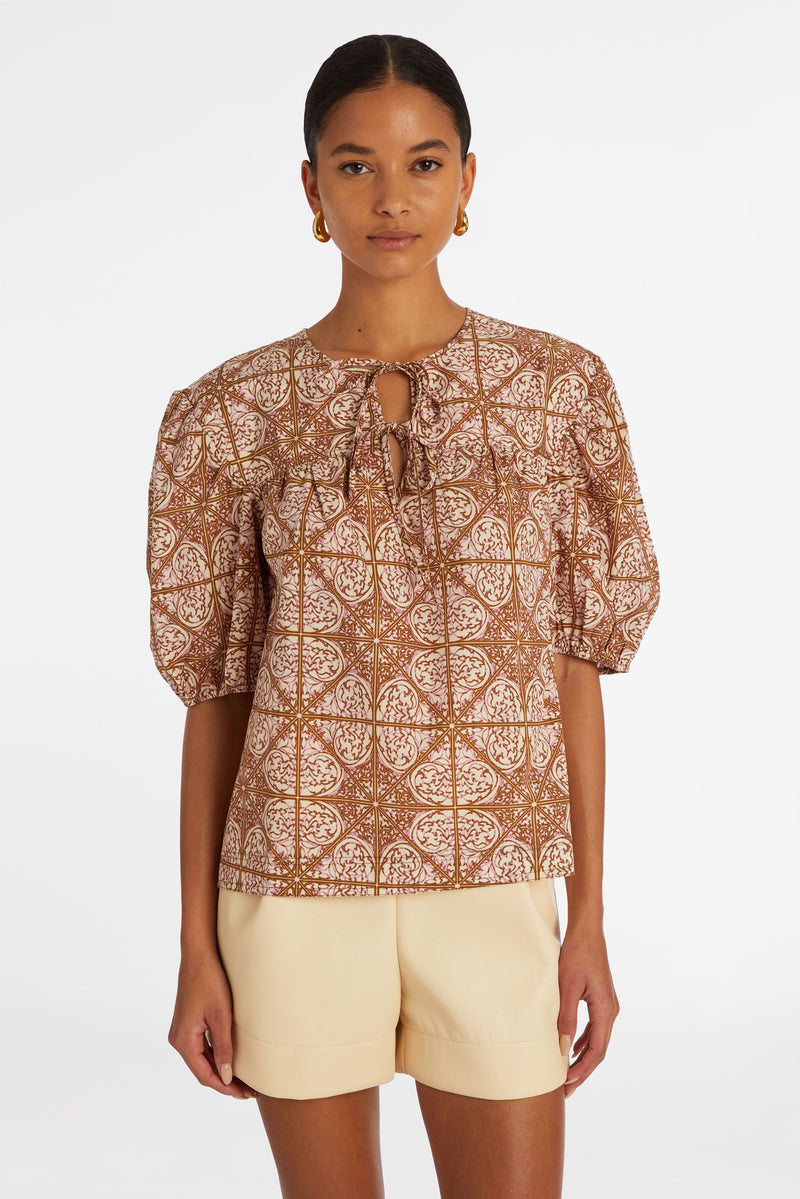 Mable Top in Nouveau Mosaic
