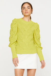 Bridget Sweater in Lime Green