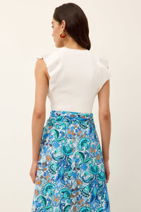 Rory Top in Cool White