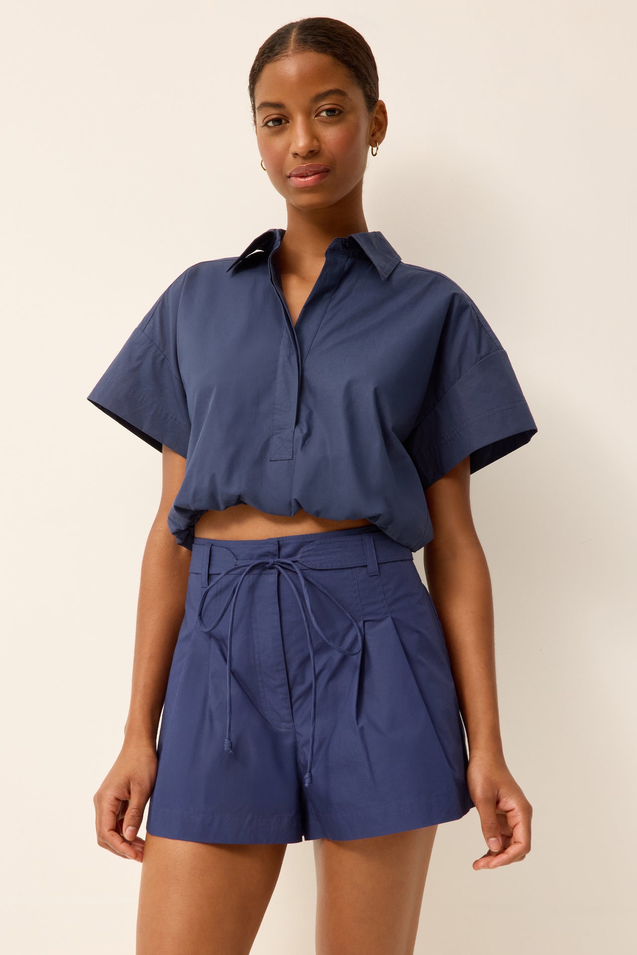 Sierra Blouse in Navy