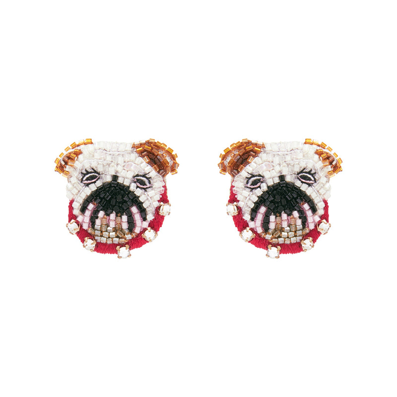 Bulldog Stud Earrings