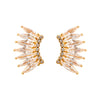 Petite Crystal Madeline Earrings in Gold