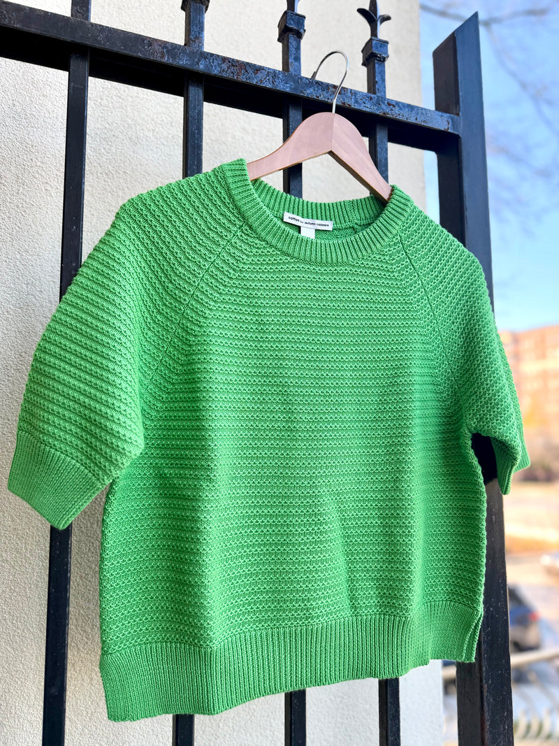 N14494-autumn-cashmere-texture-stitch-raglan-sleeve-crew-sweate-with-slits-in-parakeet-1