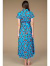 Marlow Dress in Pacific Ikat