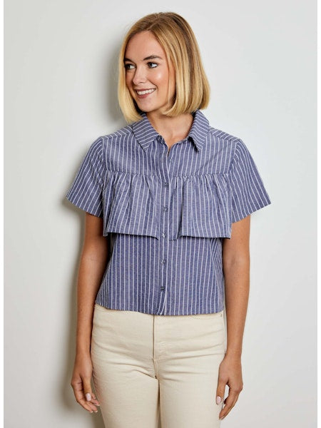 OPM0412011-design-history-striped-ruffle-blouse-in-chambray-combo-1