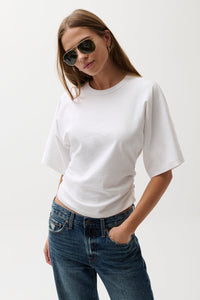 Veronica Kimono Tee in Le Blanc