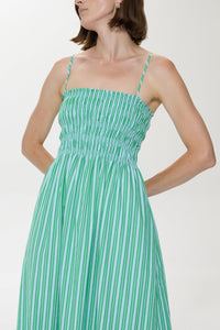 P00071126CP-pistola-bianca-shirred-bodice-dress-in-green-blue-stripe-1