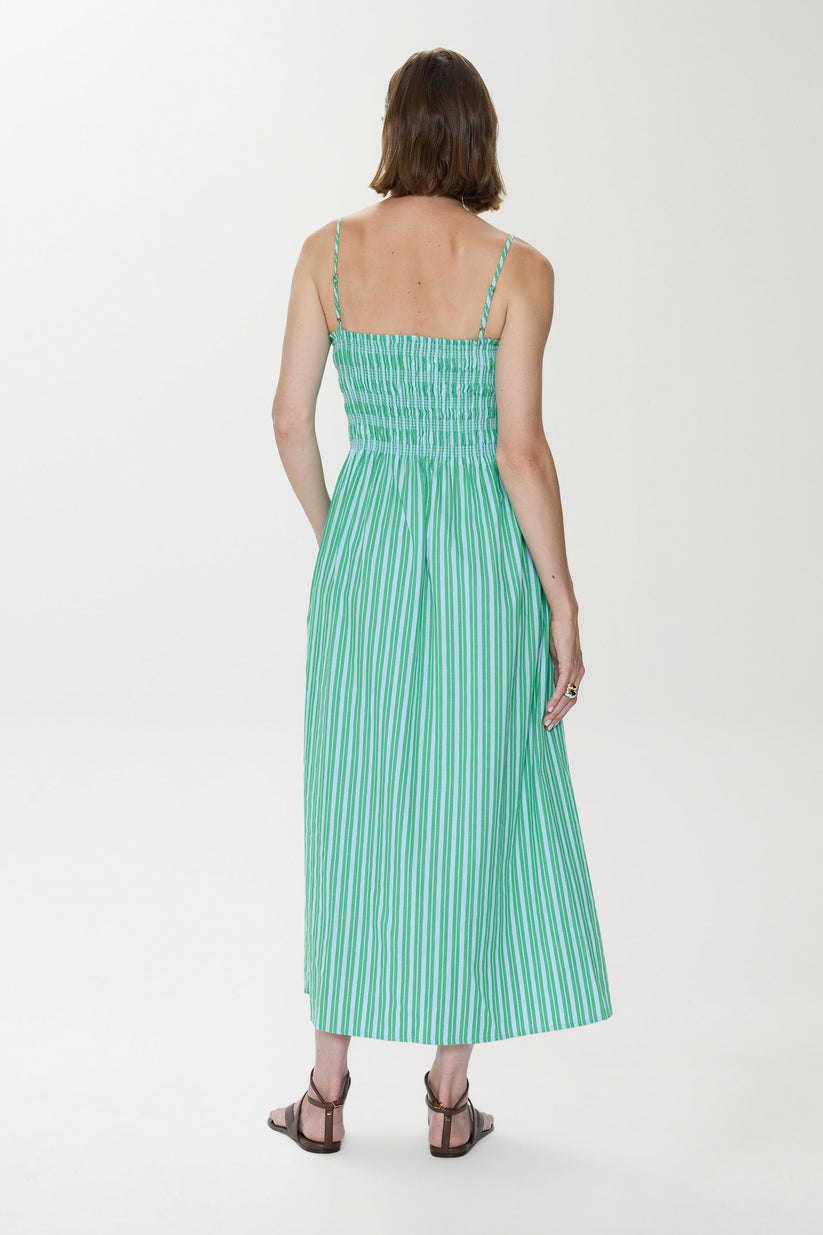 P00071126CP-pistola-bianca-shirred-bodice-dress-in-green-blue-stripe-1