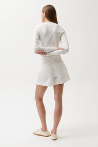 Mason Relaxed Utility Short in White