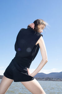 P25-CP-new-form-perspective-snap-sleeve-modular-ponte-knit-top-in-black-1