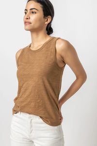 Back Seam Tank in Russet
