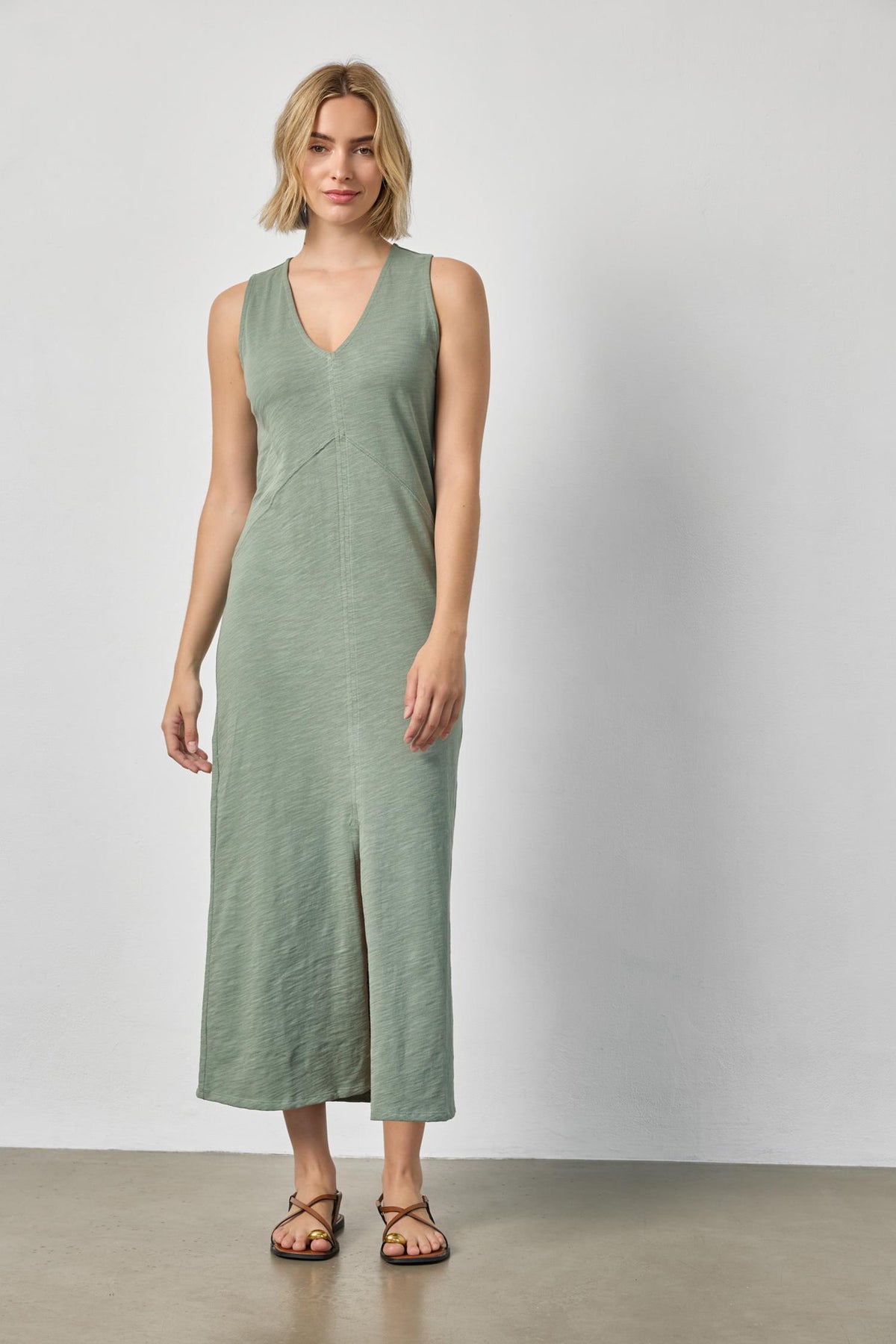 PA3331-lilla-p-v-neck-seamed-maxi-dress-in-sage-1