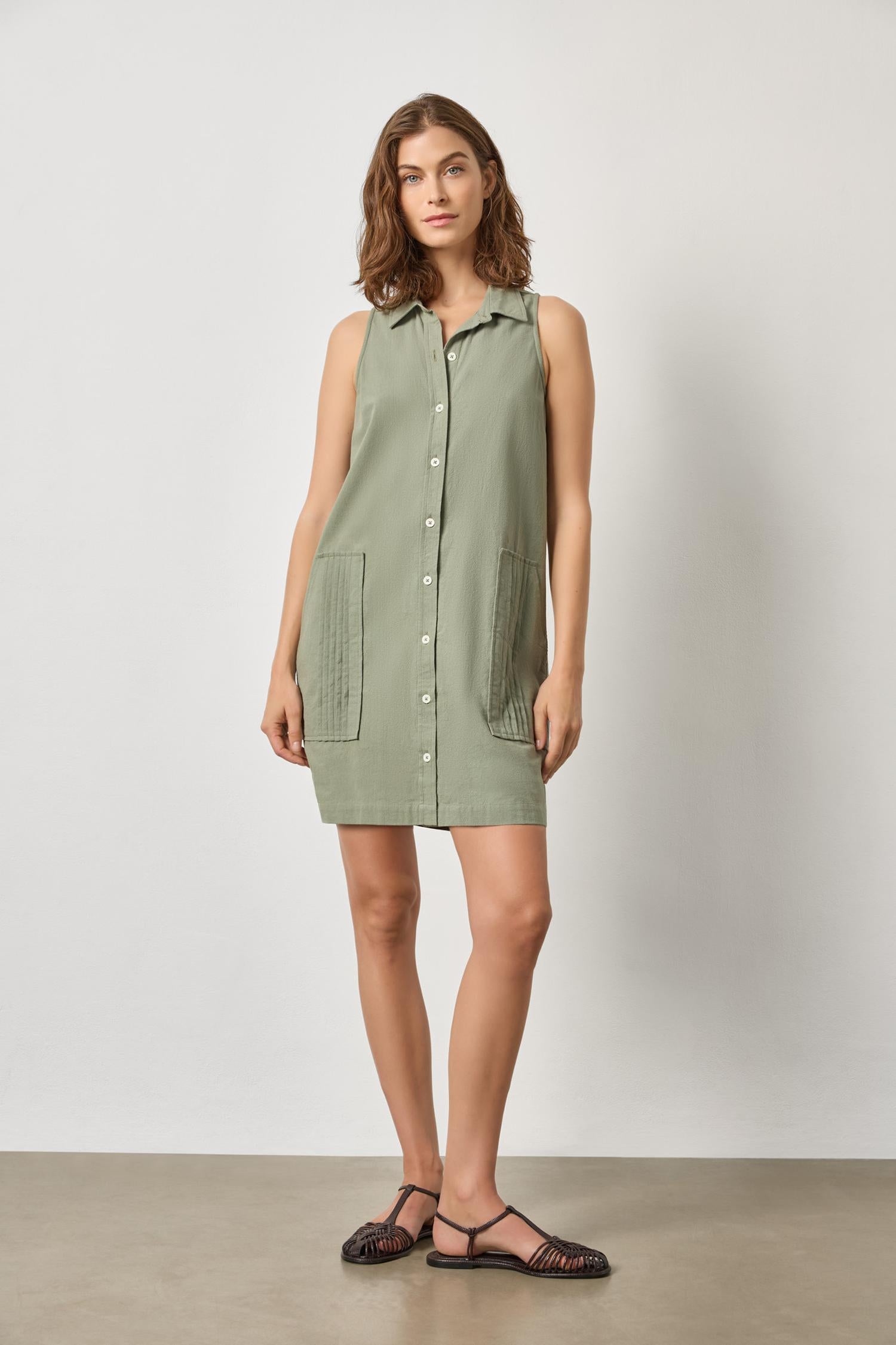 PA3360-lilla-p-sleeveless-pleat-pocket-dress-in-sage-1
