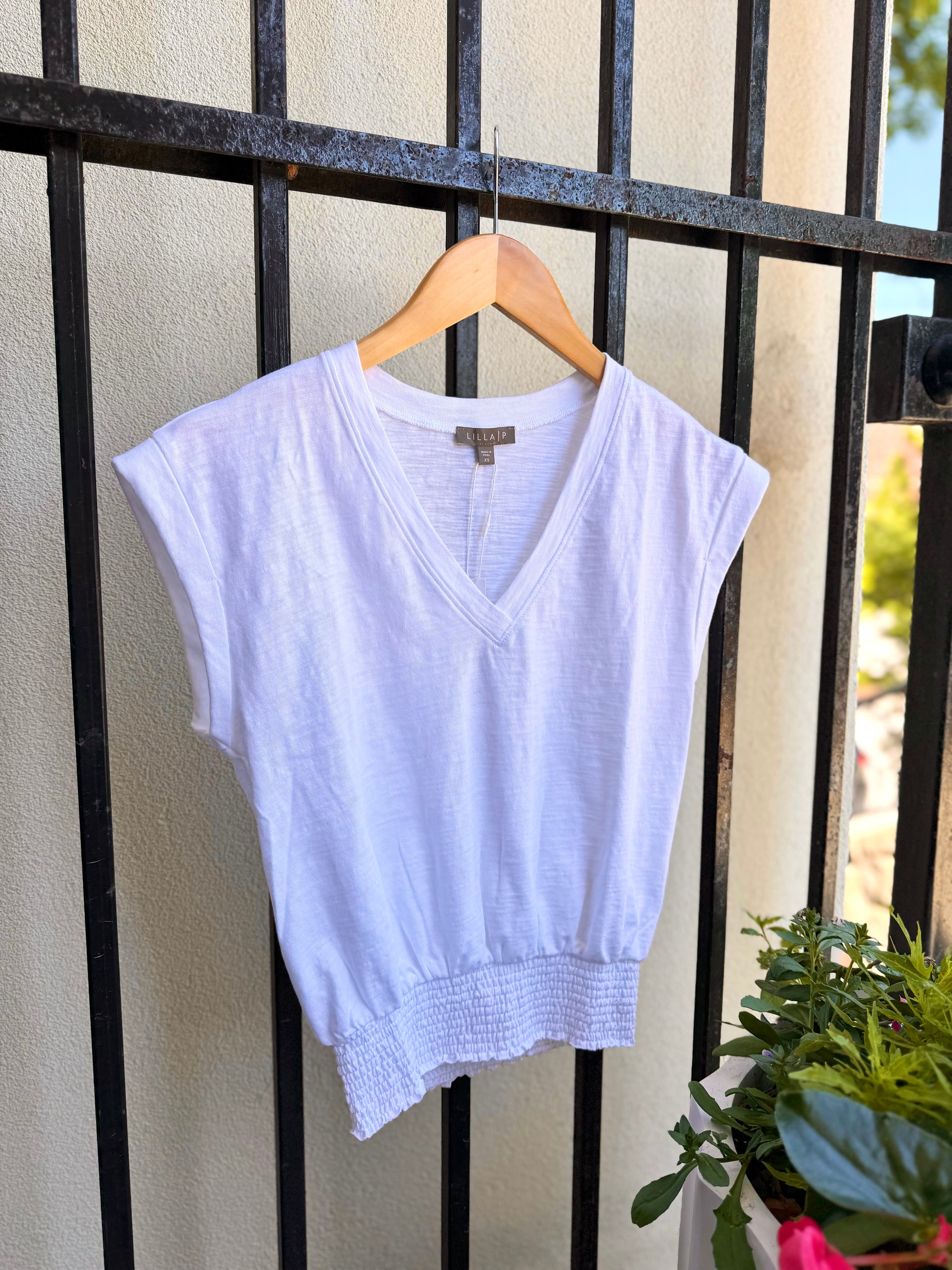 PA3399-lilla-p-smocked-hemv-neck-top-in-white-1