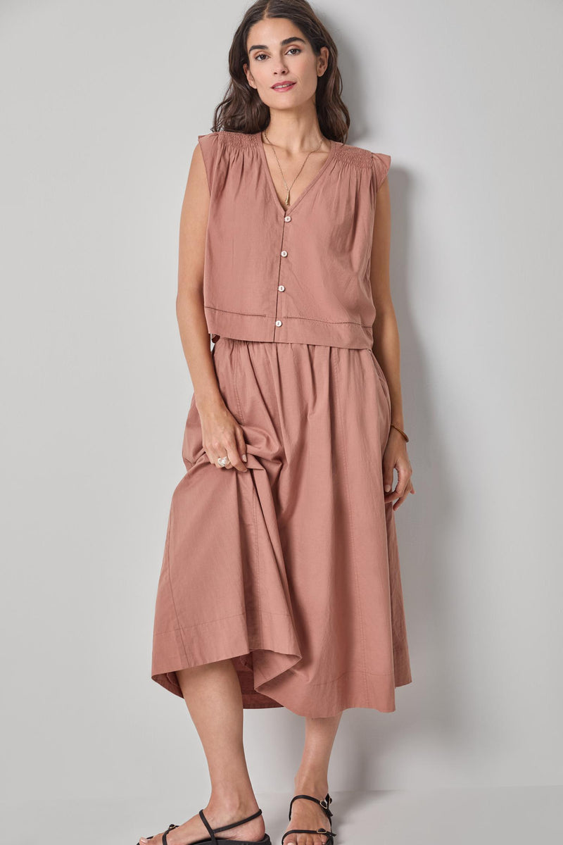 PA3440-lilla-p-smocked-shoulder-v-neck-top-in-bark-1