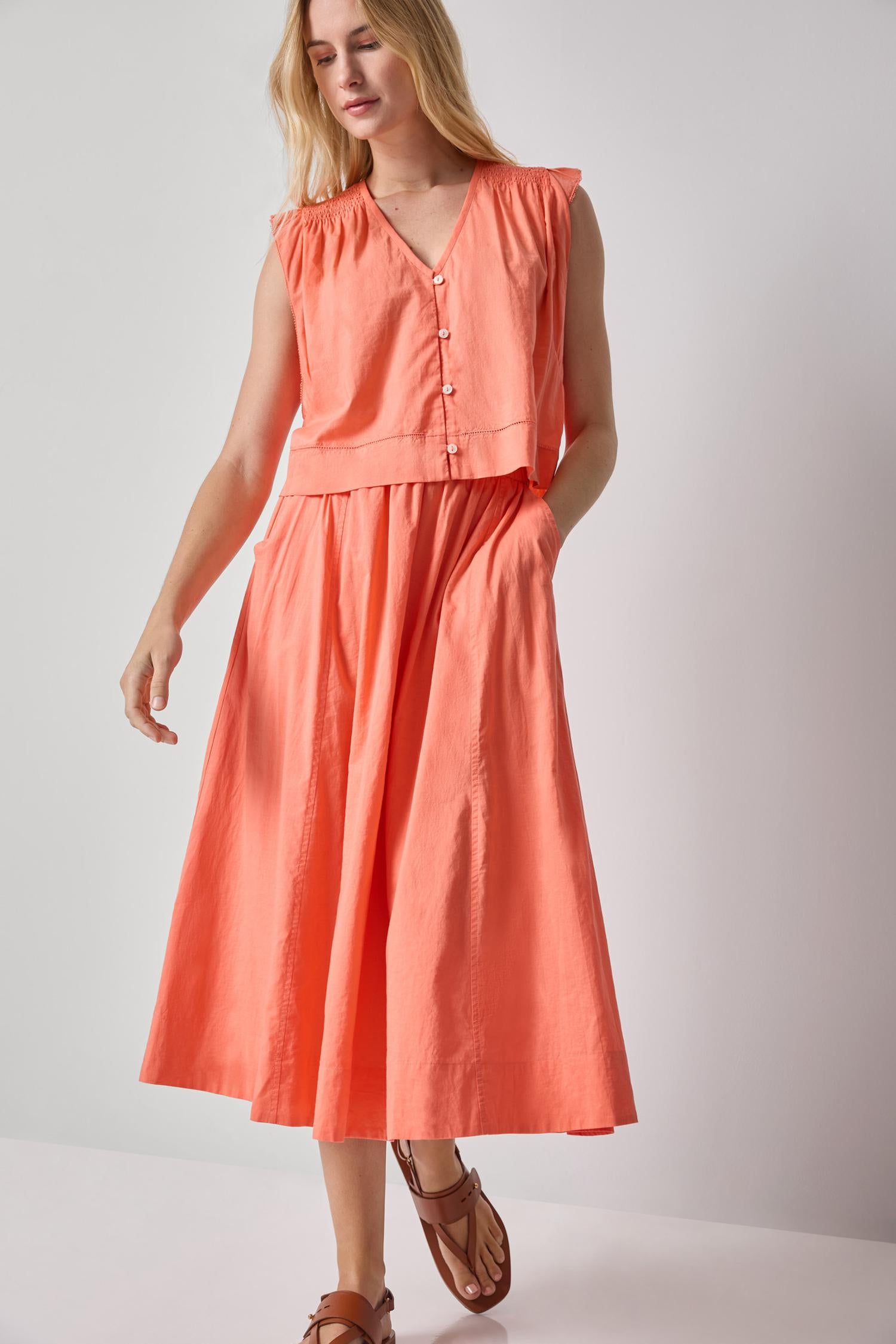 PA3440-lilla-p-smocked-shoulder-v-neck-top-in-nectar-1