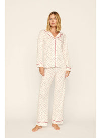PJ1141 MBIHR-Eberjey-gisele-long-pj-set-mini-bow-ivory-holly-red-1