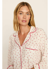 PJ1141 MBIHR-Eberjey-gisele-long-pj-set-mini-bow-ivory-holly-red-1