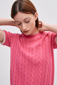 PLT3723-pissenlit-layered-look-sleeve-sweater-in-rose-pink-1