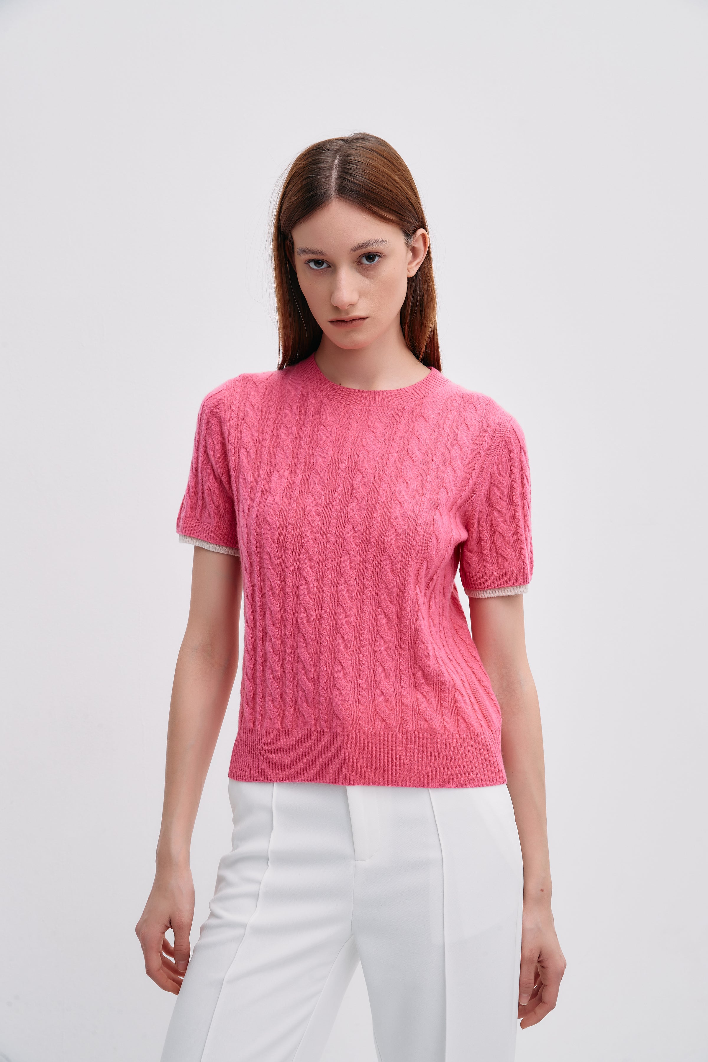 PLT3723-pissenlit-layered-look-sleeve-sweater-in-rose-pink-1