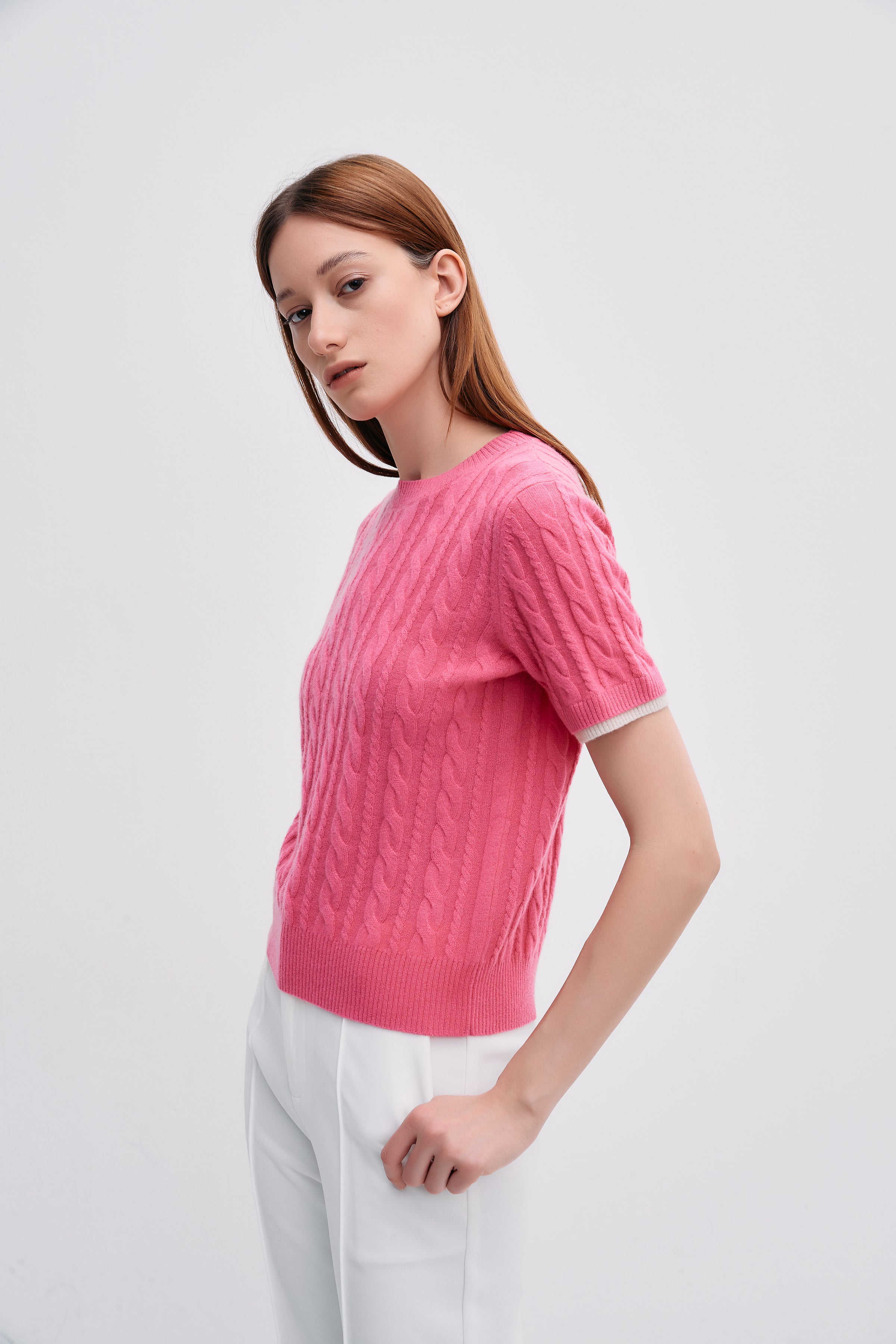 PLT3723-pissenlit-layered-look-sleeve-sweater-in-rose-pink-1