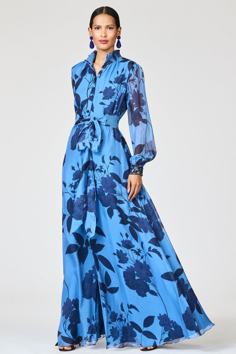 Sachin & Babi Embroidered Cassandra Gown in Celestial Blooms Poppy's of Atlanta Sachin & Babi Embroidered Cassandra Gown in Celestial Blooms Poppy's of Atlanta