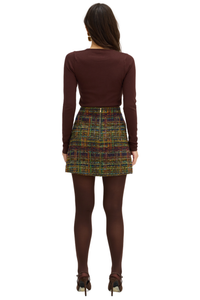 Rosie Skirt in Navy/Gold