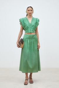 S26C05063-suncoo-paris-freya-skirt-in-vert-1
