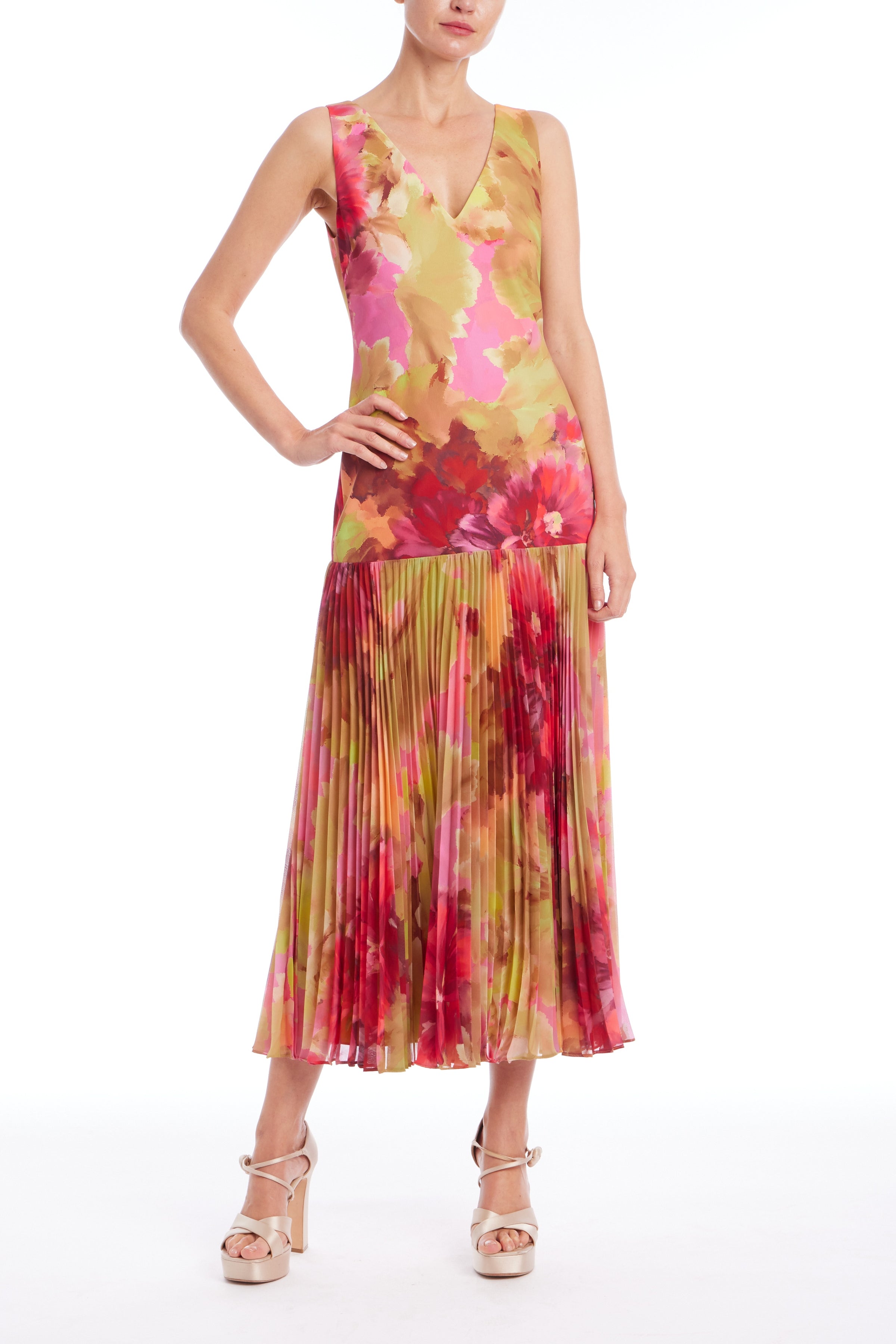 SC4590-badgley-mischka-drop-waist-pleated-gown-in-pink-multi-1