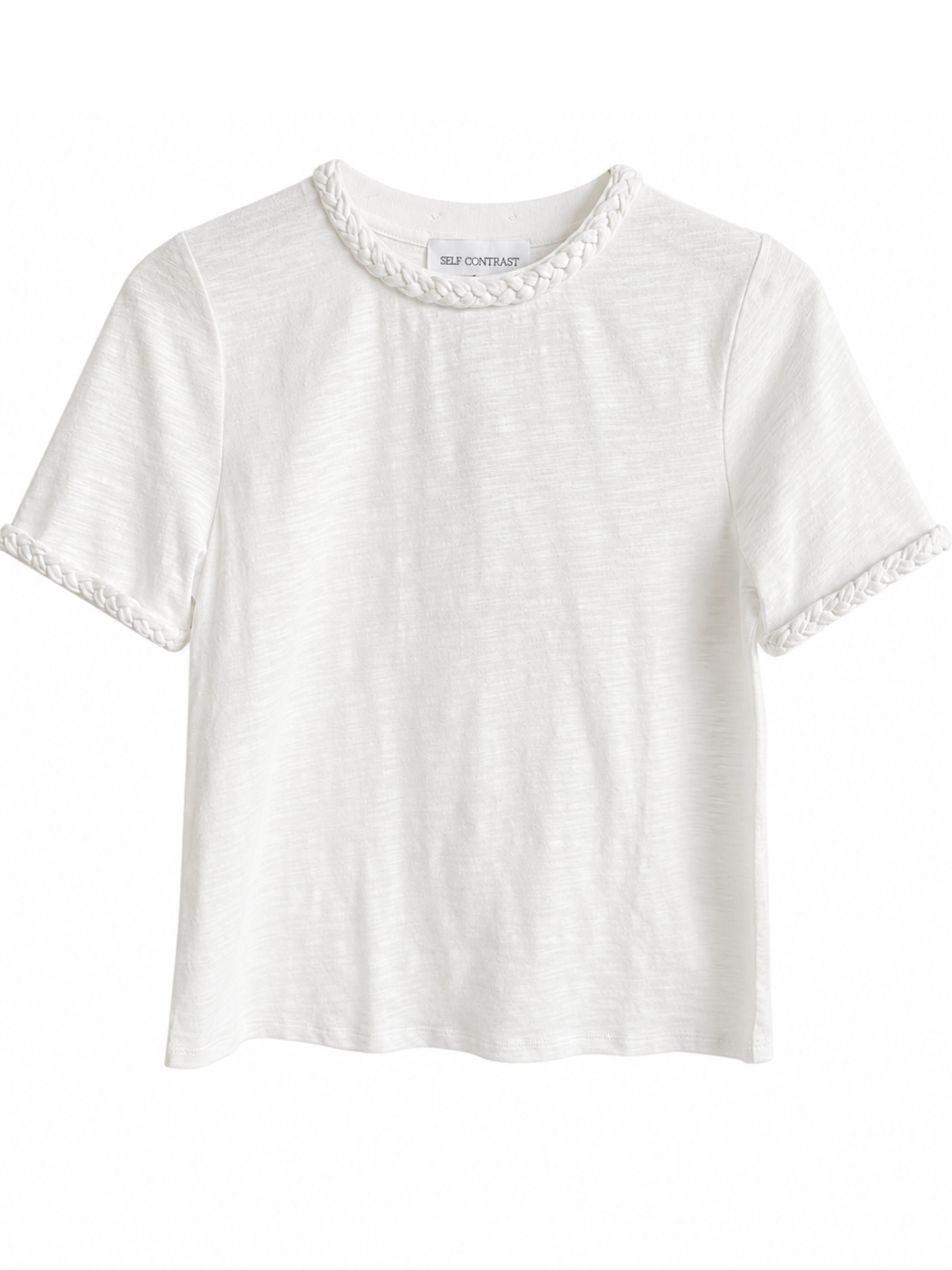 SCT-880-self-contrast-alex-braided-tee-in-white-1