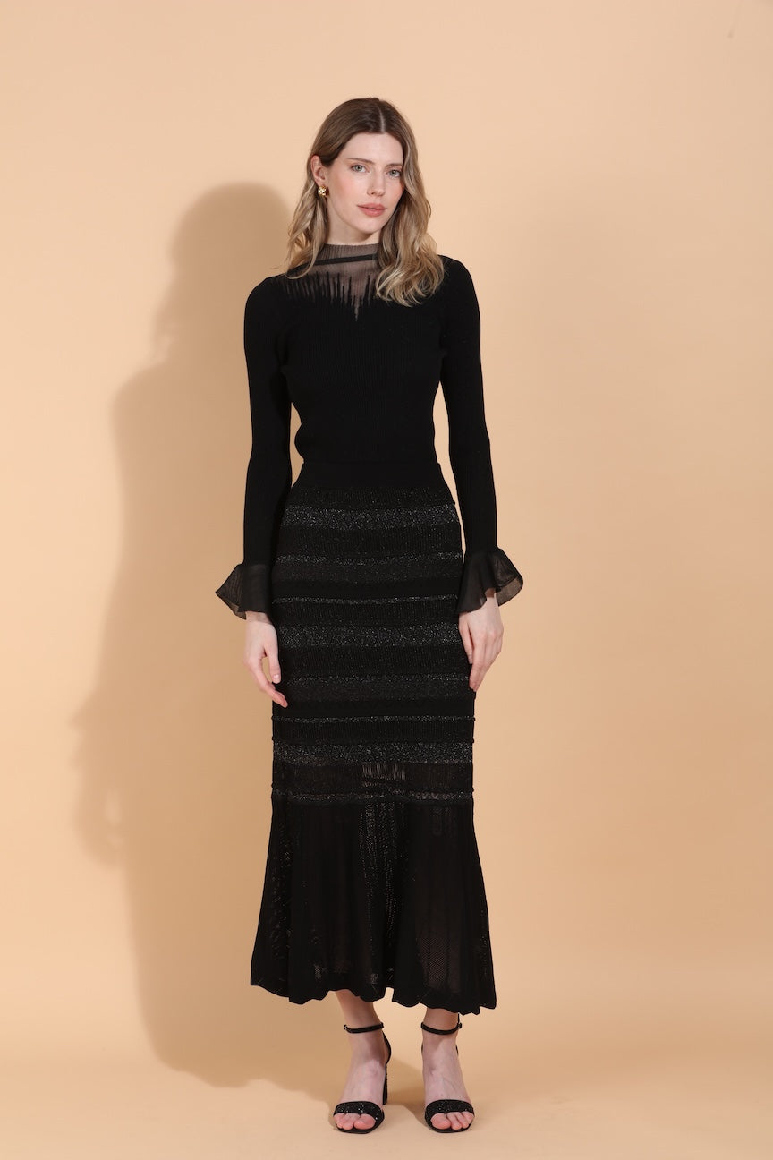SK960-jessie-liu-metallic-knit-midi-skirt-in-black-4