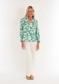 ASPEN BLOUSE, LINGREN VERDE