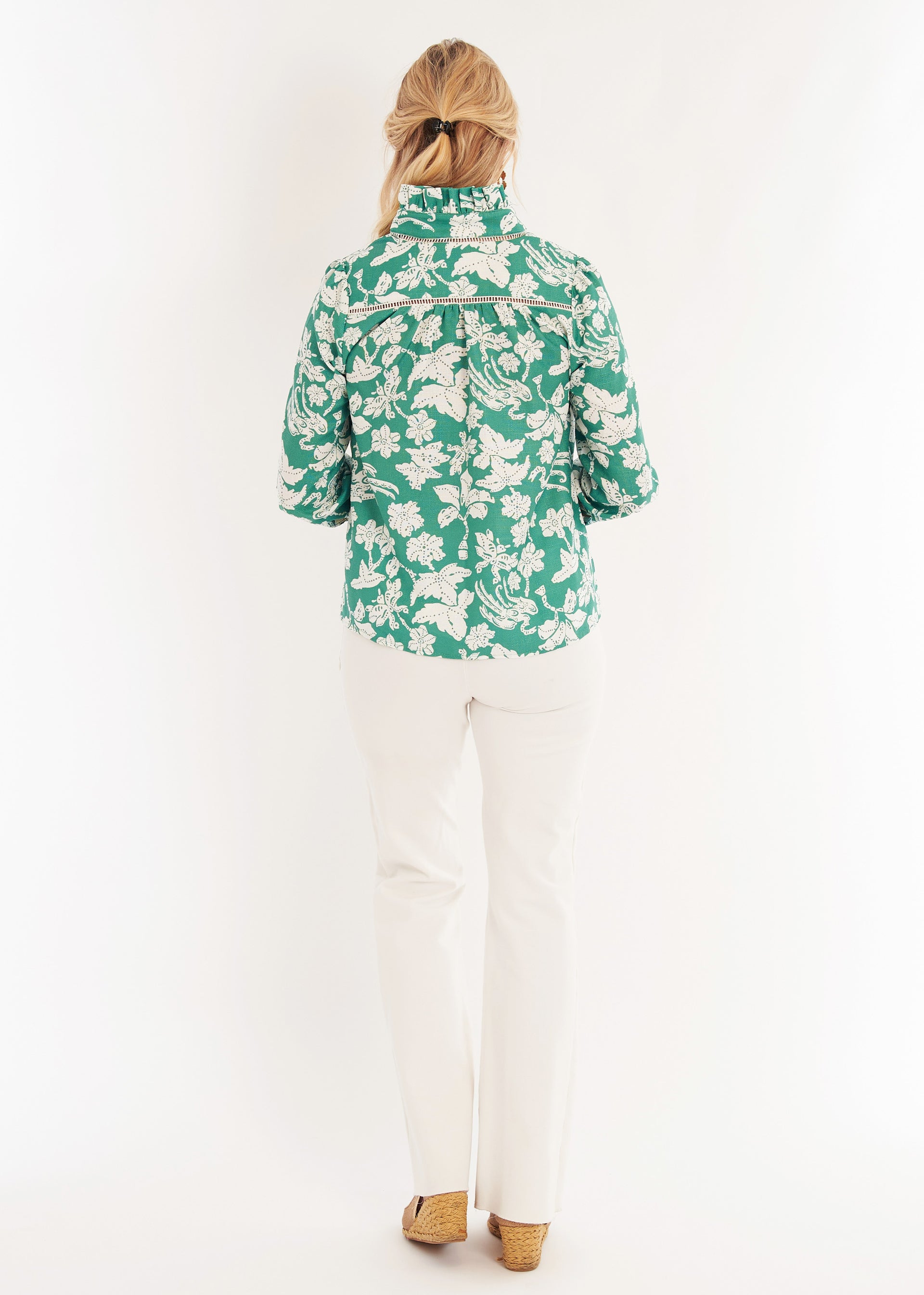 ASPEN BLOUSE, LINGREN VERDE