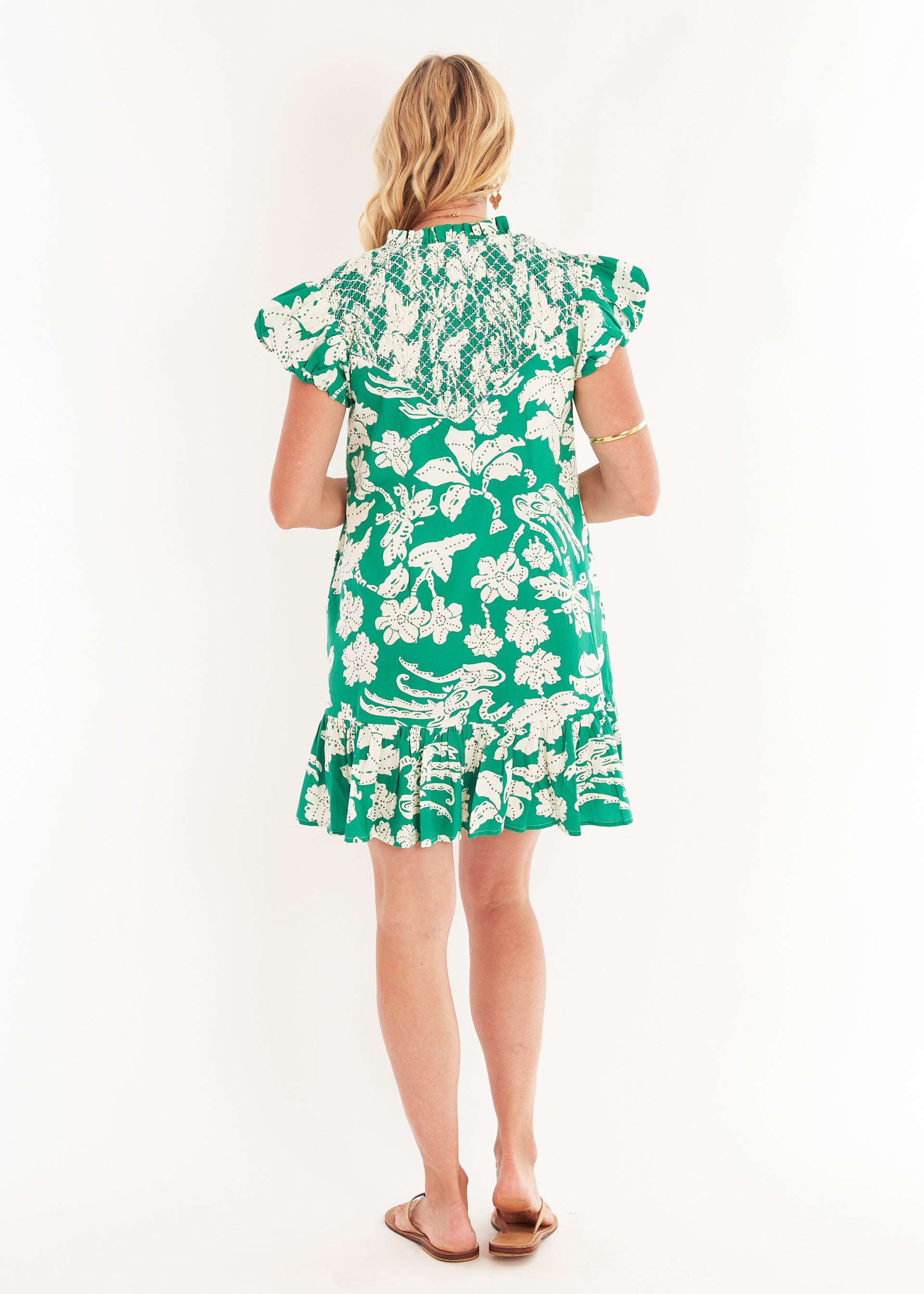 Cayman Dress in Lingren Verde