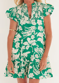 Cayman Dress in Lingren Verde