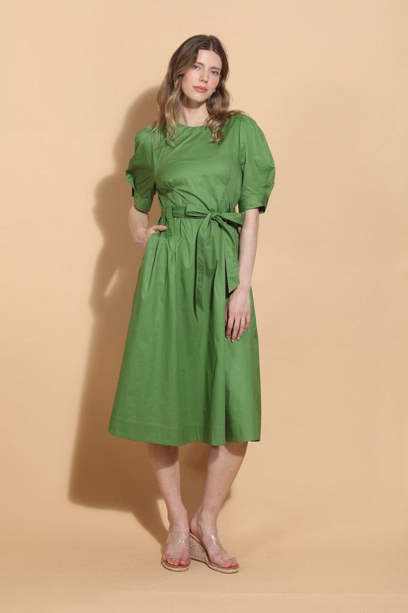 slim fit dress slacks Farm Rio Palermo Belted Organic Cotton Mini Dress main image 1
