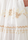 Stephanie Dress in Embroidery White