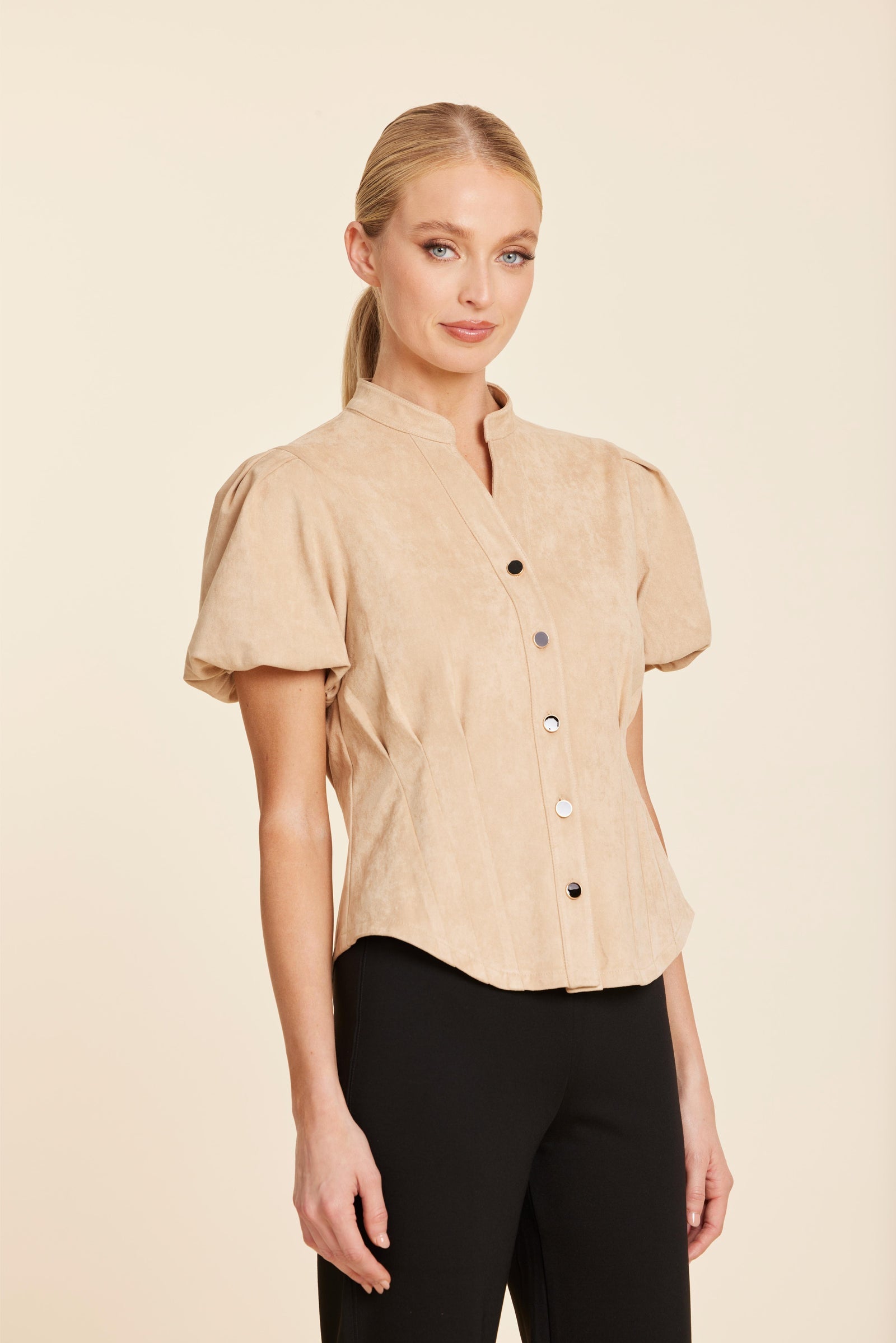 STYLE297CHAMOIS-dolce-cabo-faux-suede-darted-waist-top-in-chamois-1