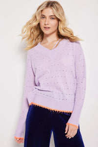 Swaggy Chic Sweater in Purple Passion