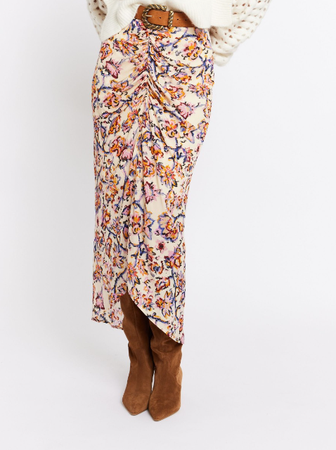Jumea Printed Skirt in Frida Print