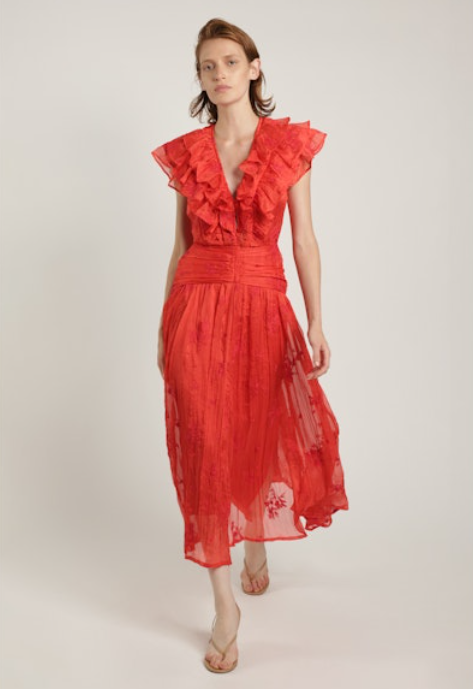 Sunshine Dress in Poppy Red