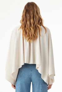 Leona Cape in Bone