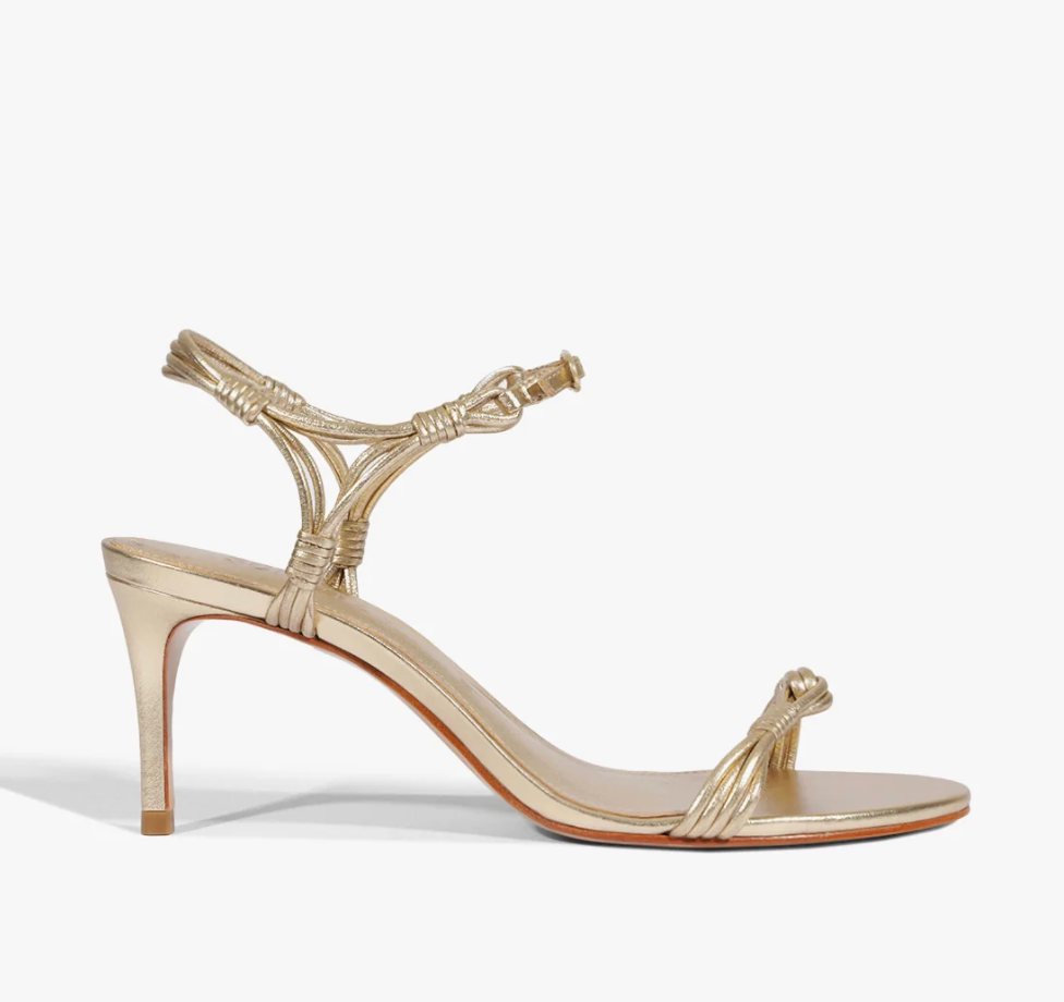 Nara Mid Heel in Platina