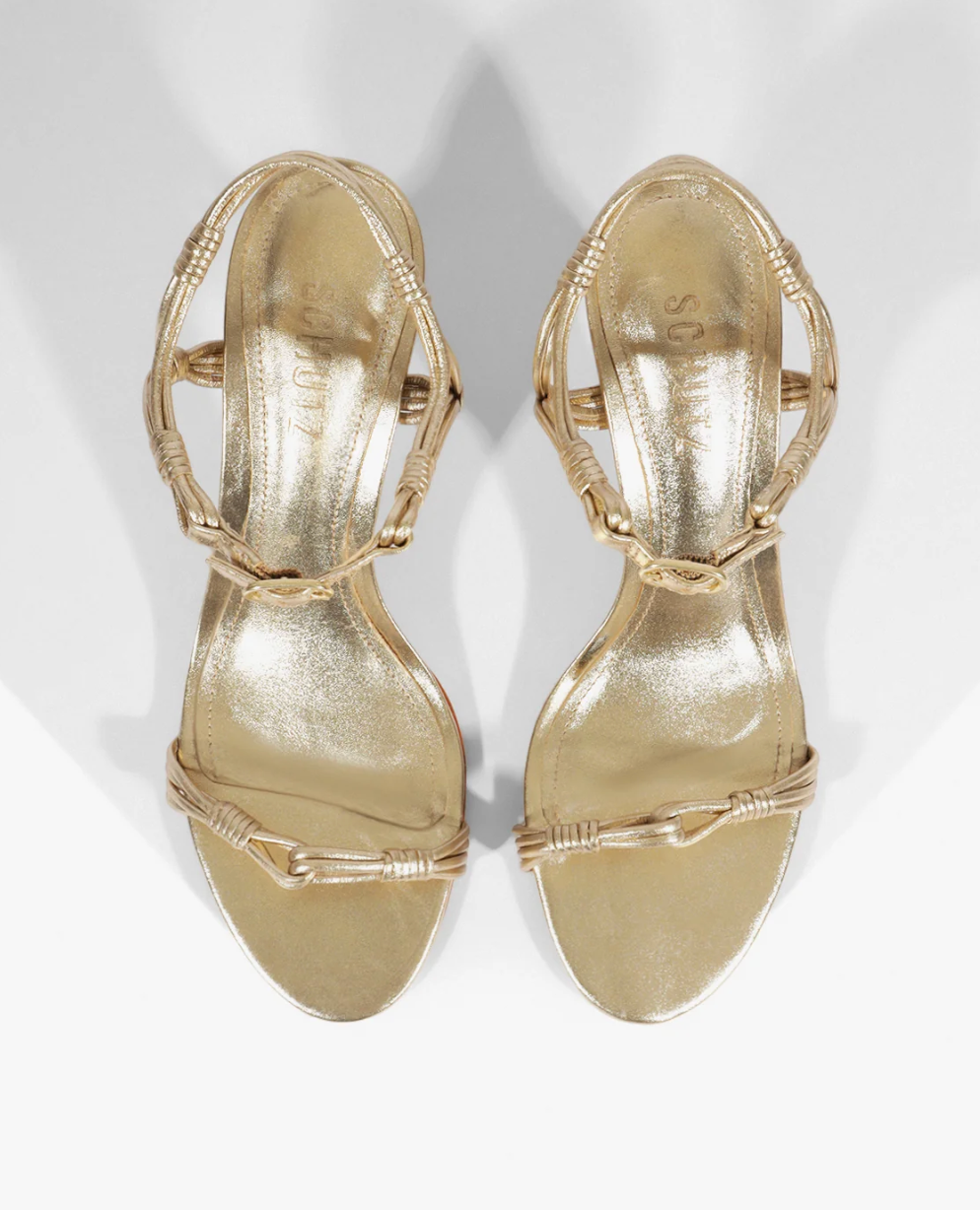Nara Mid Heel in Platina